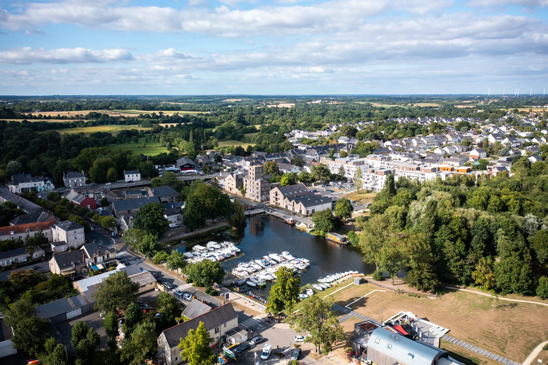 Plan d'eau de Nort sur Erdre à Nort-sur-Erdre — Sur le lac