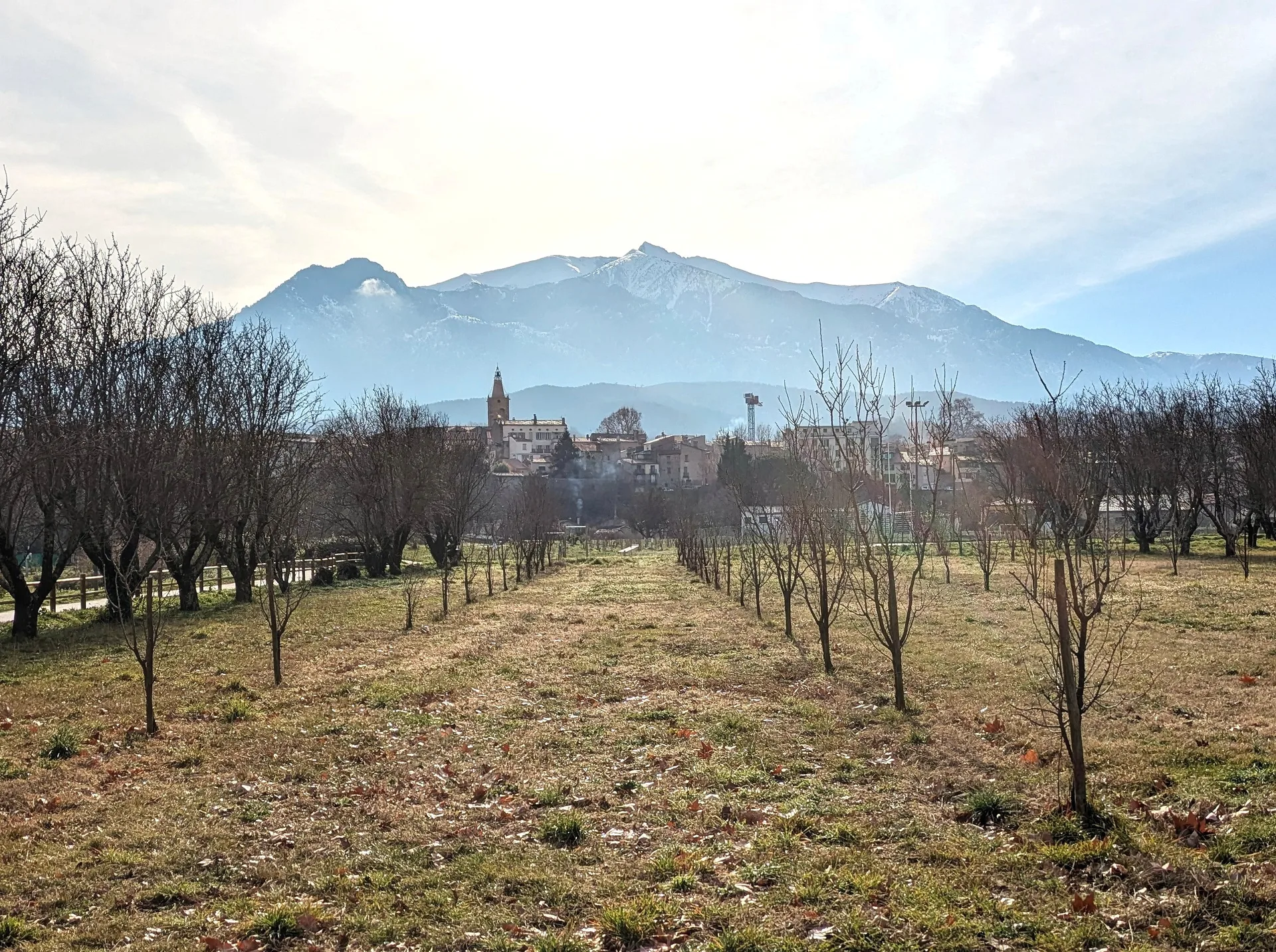 Plan d'eau de Prades à Prades — Sur le lac