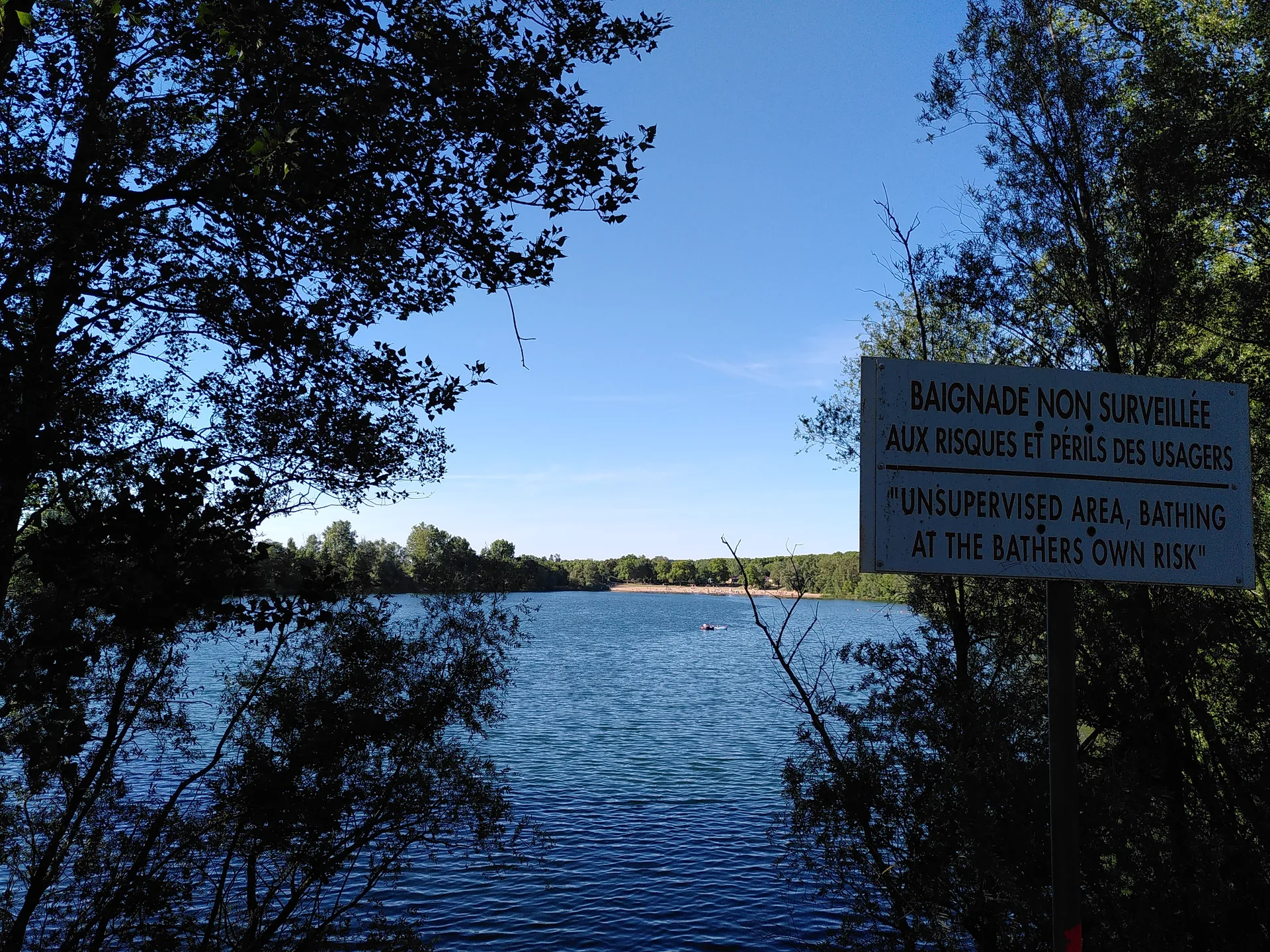 Plan d'eau du Colombier à Anse — À 1,4 km du lac