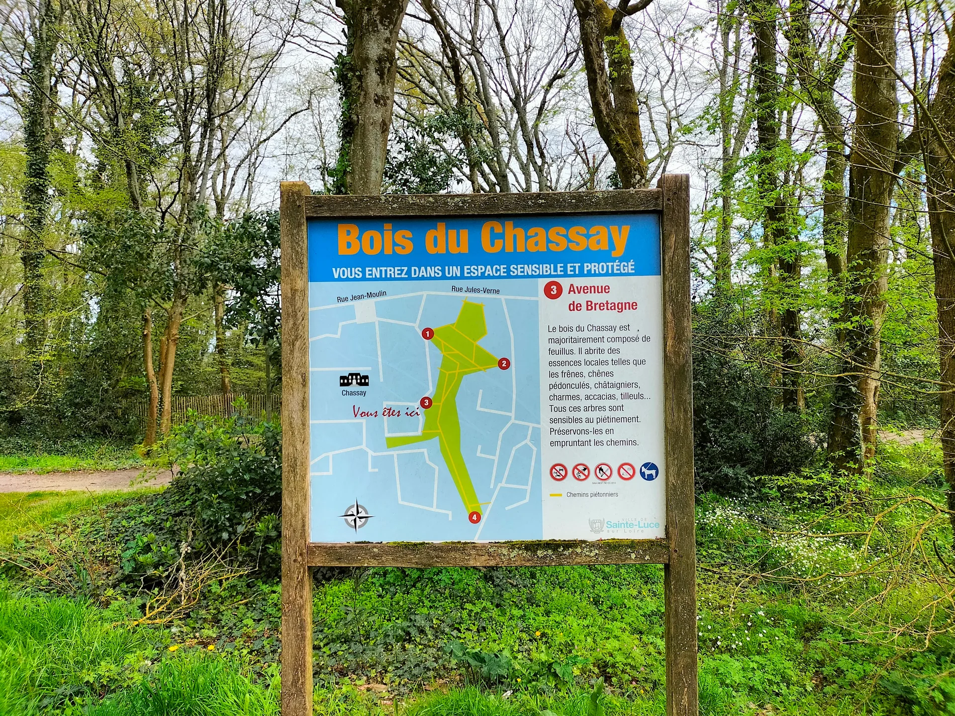 Plan d'eau du Plessis à Sainte-Luce-sur-Loire — À 674 m du lac
