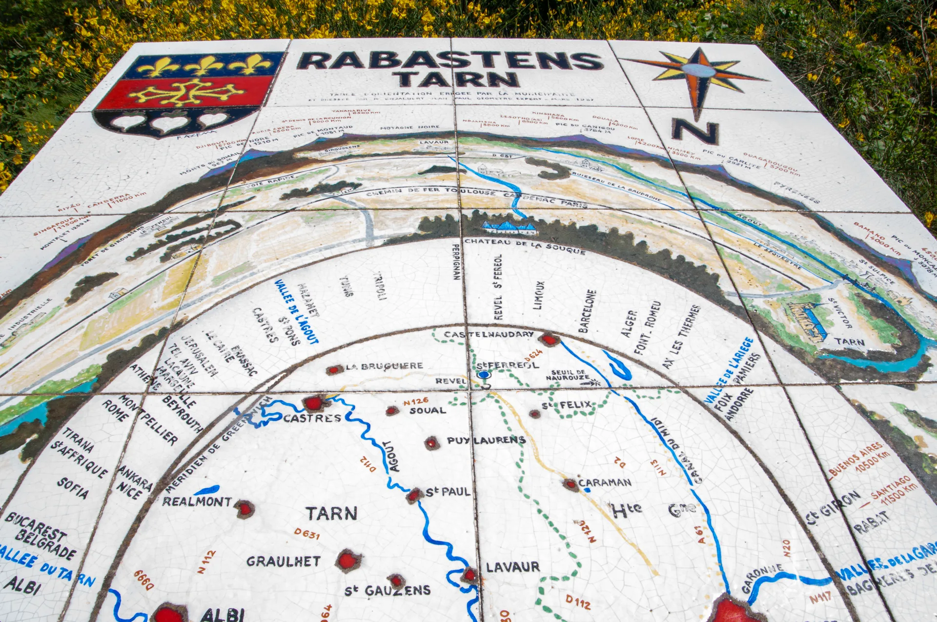 Plan deau de Les Auzerals à Rabastens — À 2,5 km du lac