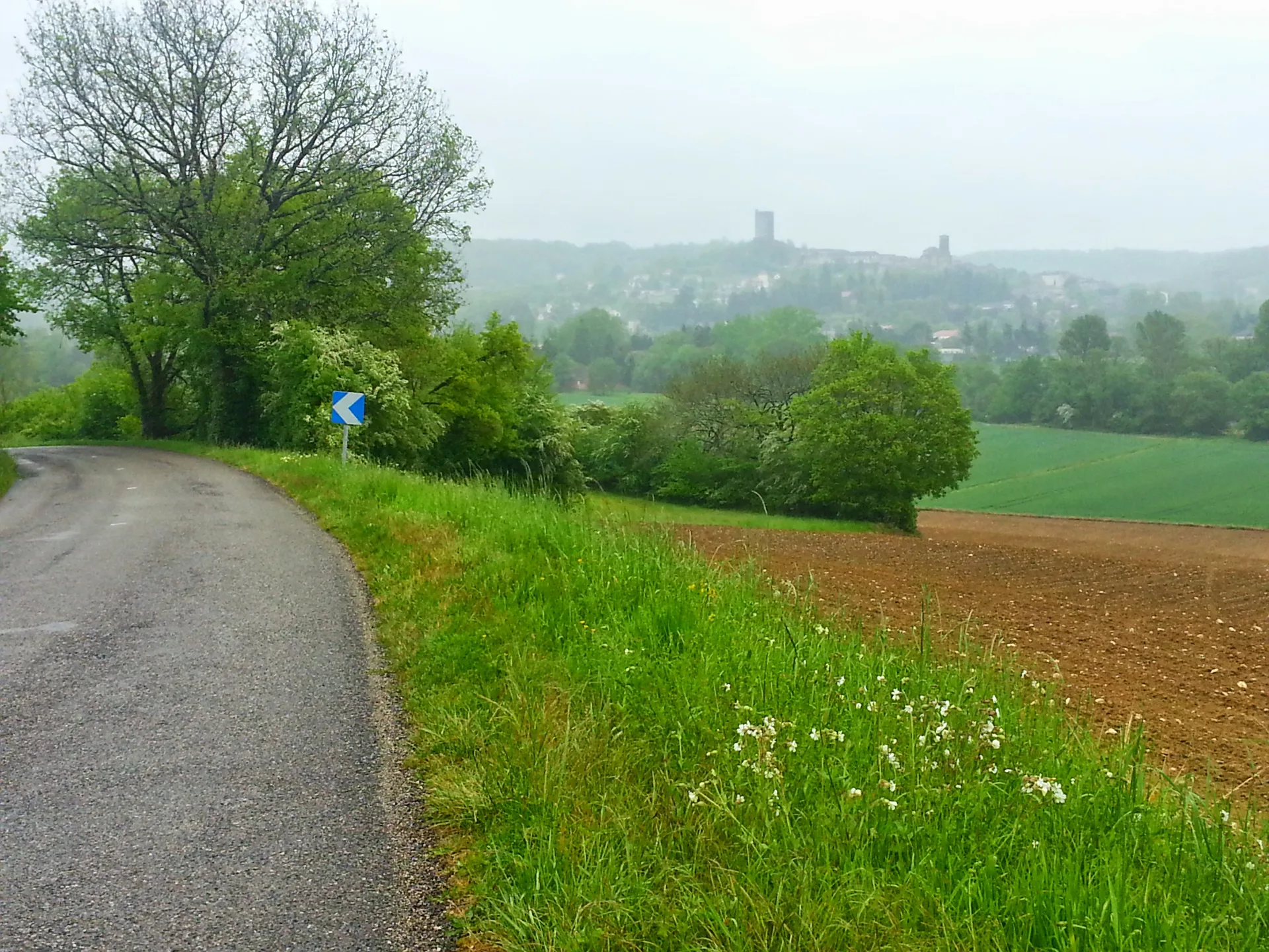 Plan deau de Montcuq à Montcuq-en-Quercy-Blanc — À 618 m du lac