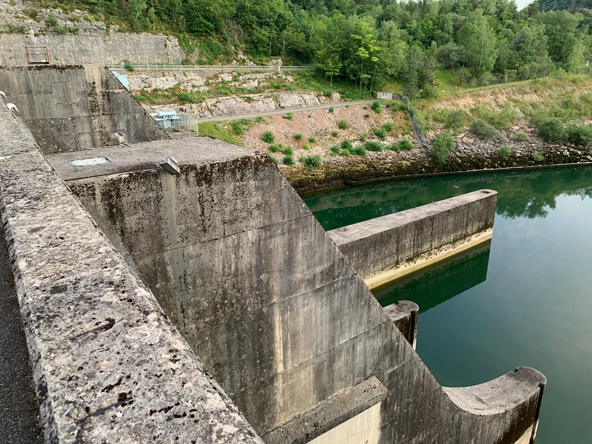 Retenue de Coiselet à Samognat — Sur le lac