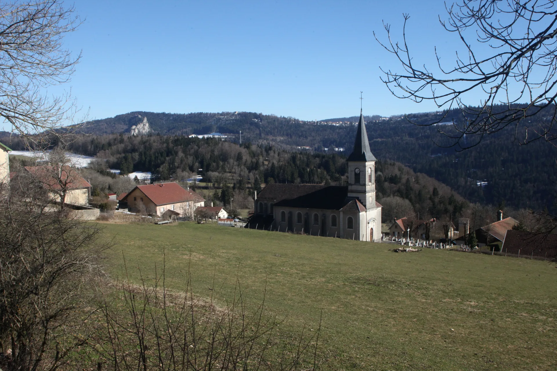 Retenue de La Goule à Charmauvillers — À 1,7 km du lac