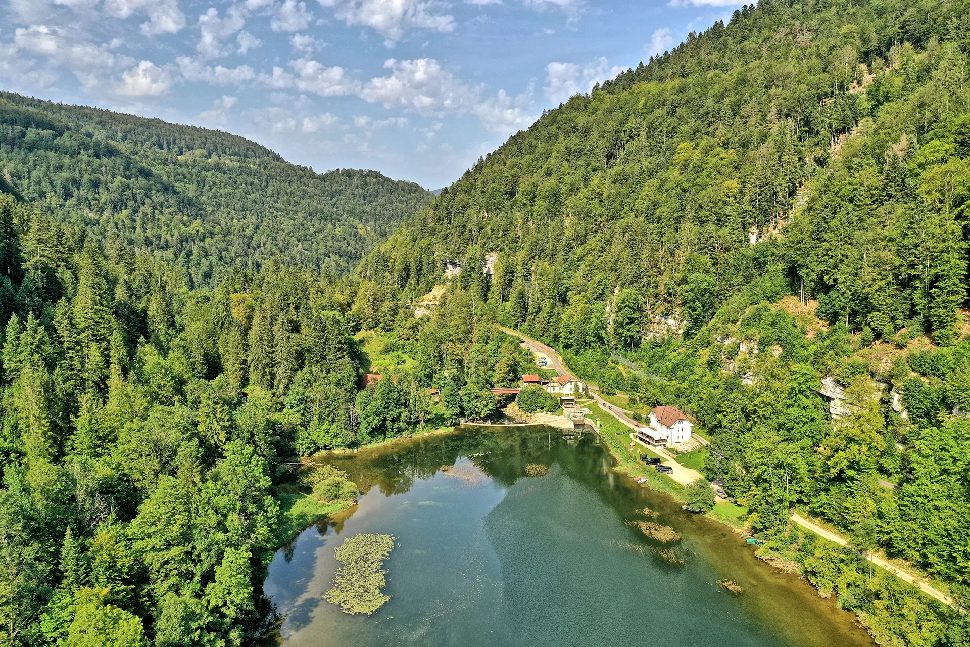 Retenue de La Goule à Charmauvillers — À 318 m du lac
