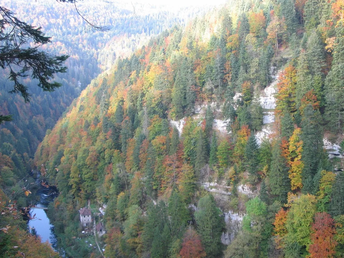 Retenue de Moron à Villers-le-Lac — À 302 m du lac