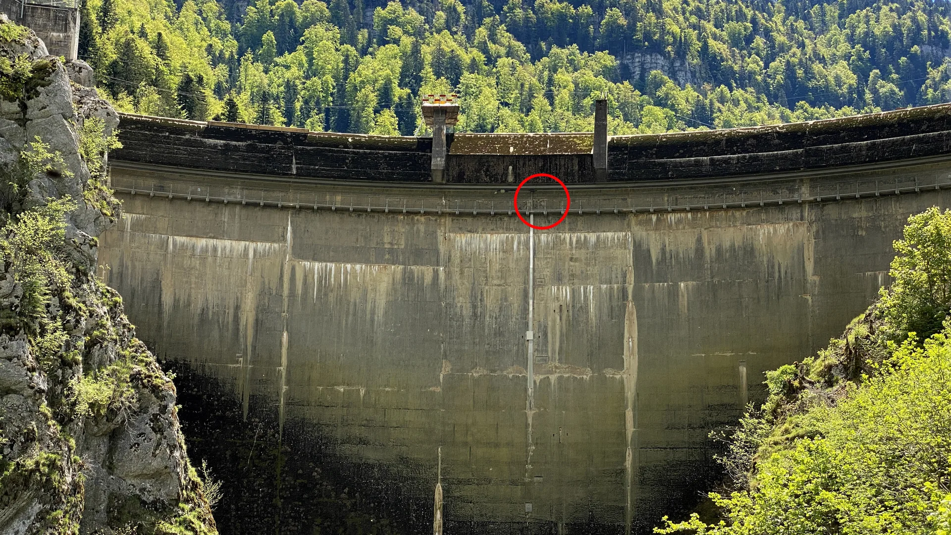 Retenue de Moron à Villers-le-Lac — Sur le lac